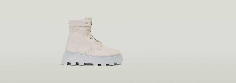 kate ii high canvas boots