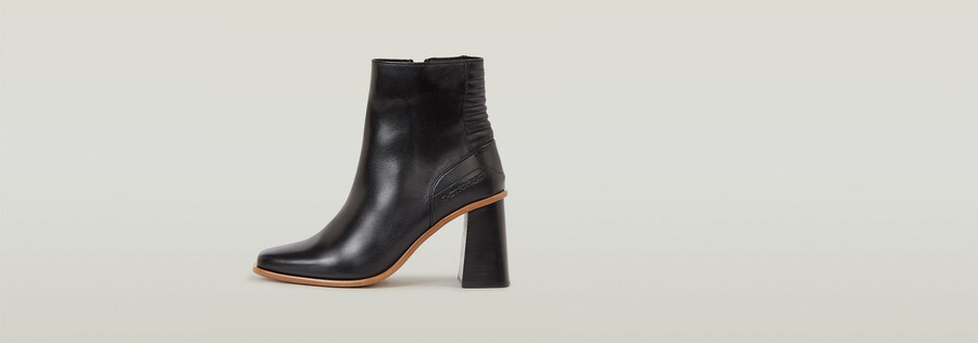 ringer mid lederstiefel
