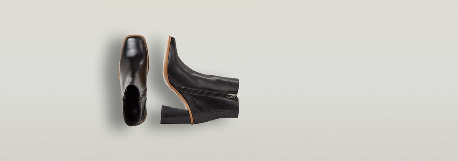 ringer mid lederstiefel