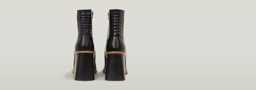 ringer mid lederstiefel