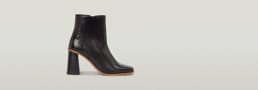 ringer mid lederstiefel