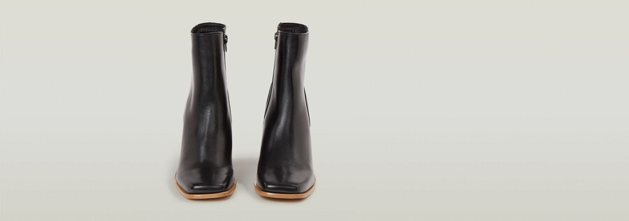 ringer mid lederstiefel