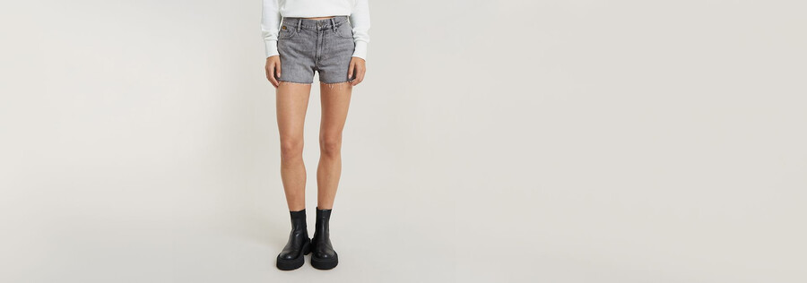 true shorts raw edge