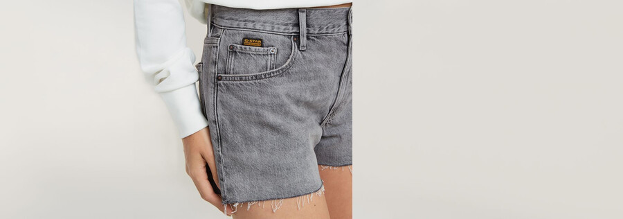 true shorts raw edge