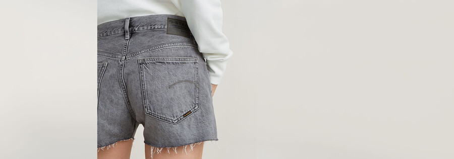 true shorts raw edge