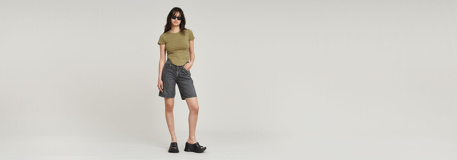 viktoria bermuda-shorts clean edge