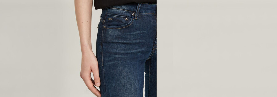midge zip mid-waist skinny jeans