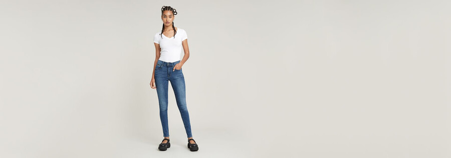 3301 mid skinny jeans