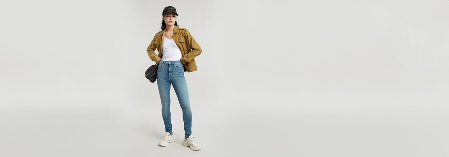 kafey ultra high skinny jeans