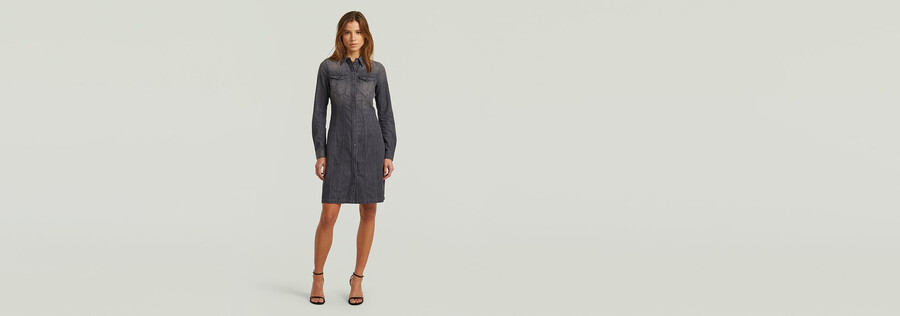 tacoma slim flare kleid