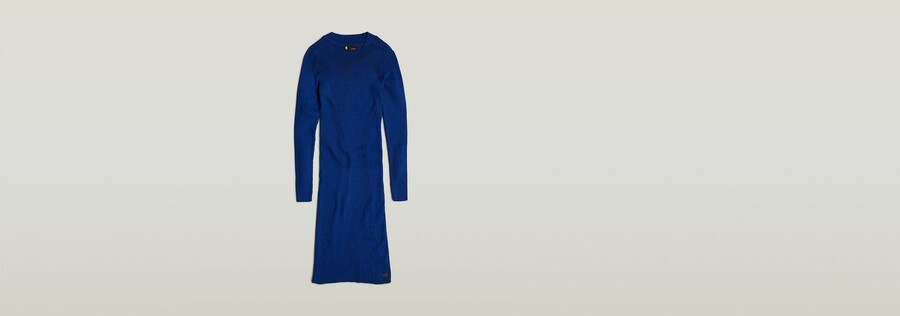 schmale gestrickte robe
