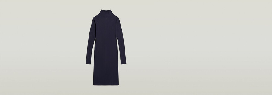 rippen-slim-kleid