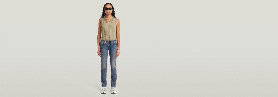 midge slim straight jeans