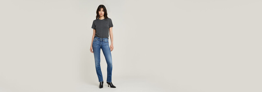 midge slim straight jeans