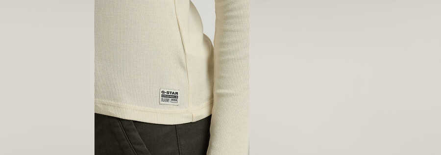 geripptes slim-fit-polo