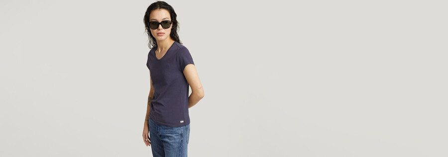 eyben slim v-neck top 2.0