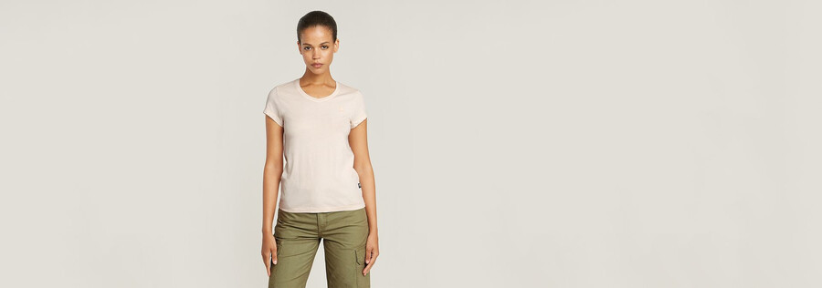 Überfärbtes eyben slim v-neck top 2.0