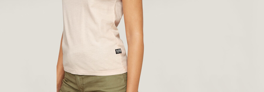 Überfärbtes eyben slim v-neck top 2.0