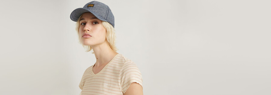 stripe eyben slim v-neck top 2.0
