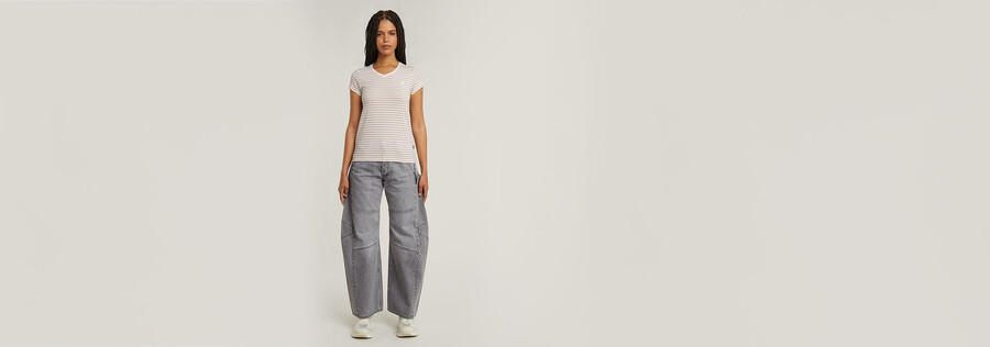 stripe eyben slim v-neck t-shirt 2.0