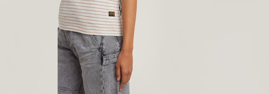 stripe eyben slim v-neck t-shirt 2.0