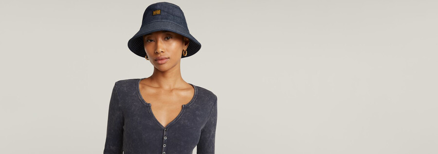 deep v overdyed henley slim top