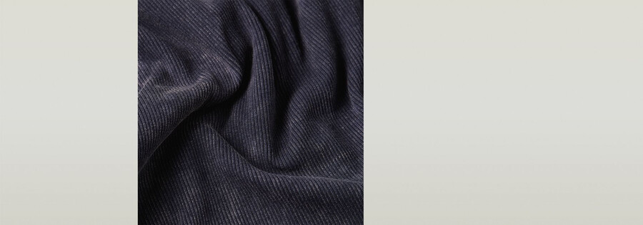 deep v overdyed henley slim top