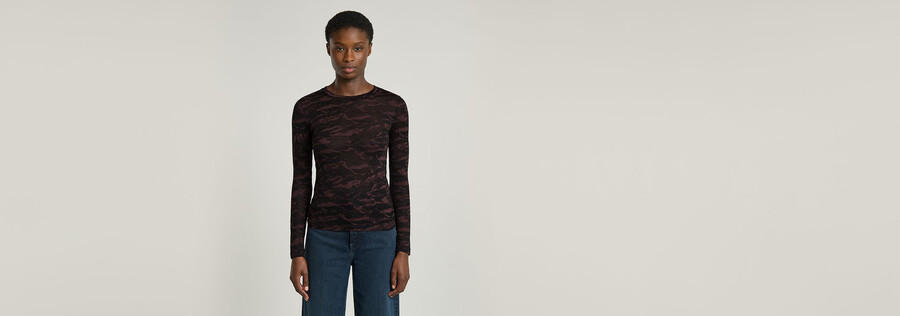 feines spitzen-aop-slim-top