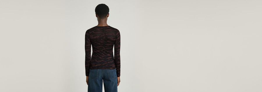 feines spitzen-aop-slim-top