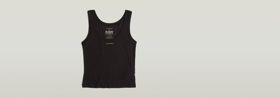 slim rib tank top