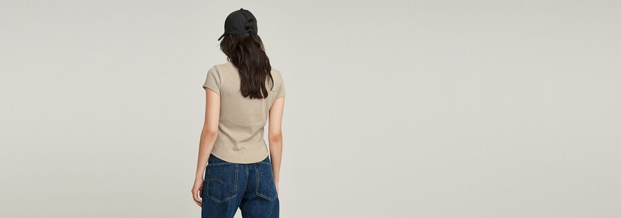slim-top mit mikro-knopfleiste