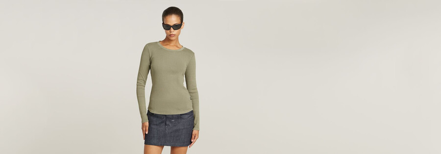 Überfärbtes slim-top