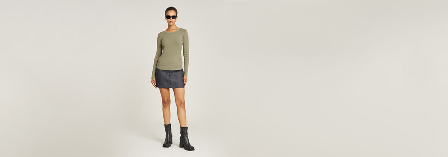 Überfärbtes slim-top