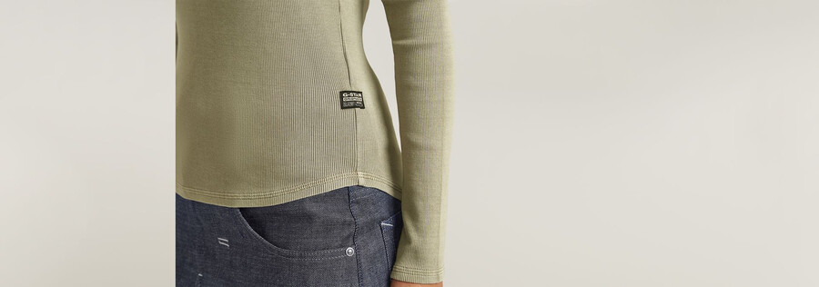Überfärbtes slim-top