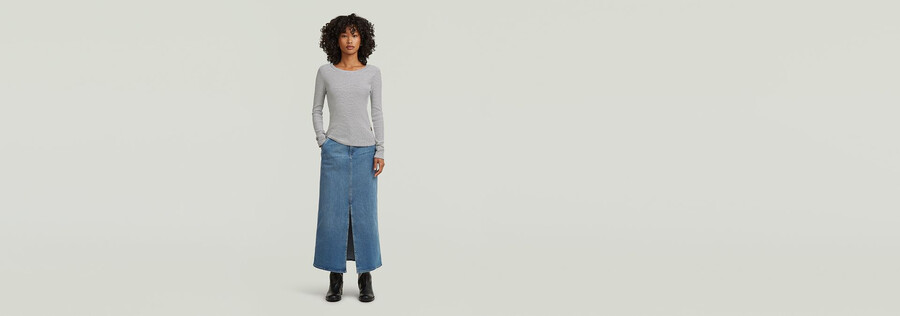 gestreiftes slim-fit-t-shirt