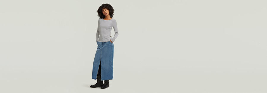 gestreiftes slim-fit-t-shirt