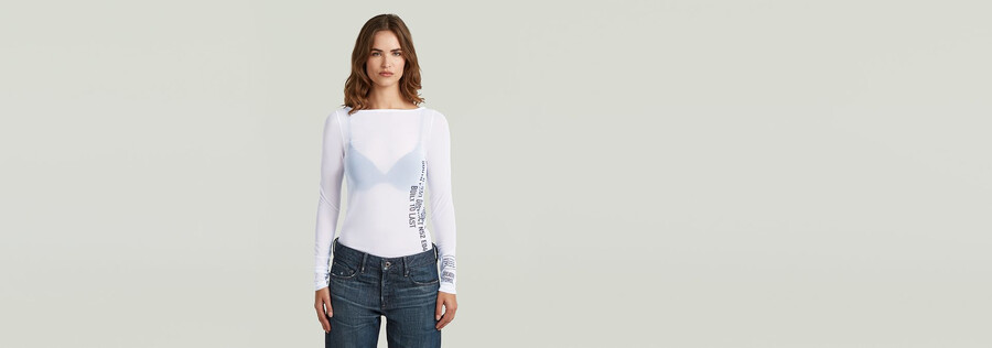 stencil boat slim t-shirt