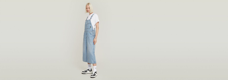 midi latzkleid