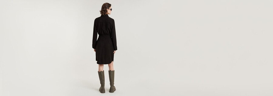 militärhemdkleid