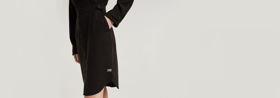 militärhemdkleid