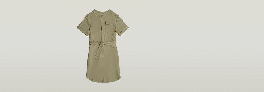 kleid mit gürtel