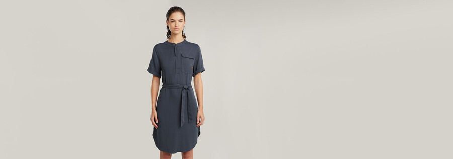kleid mit gürtel