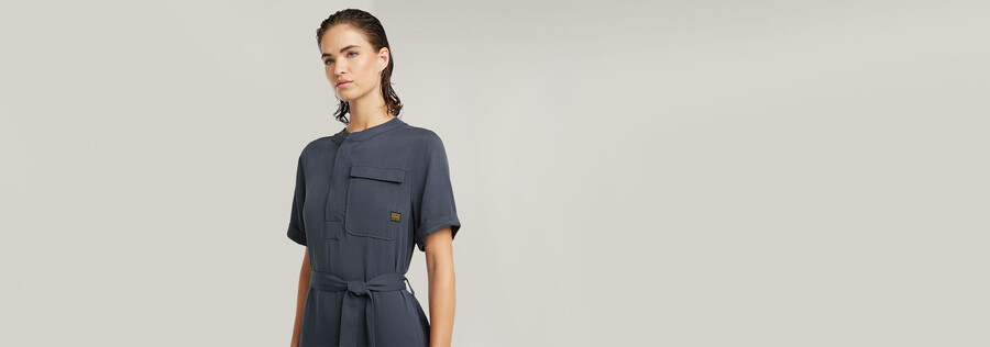 kleid mit gürtel