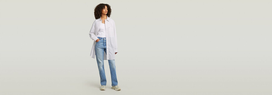 viktoria high straight jeans