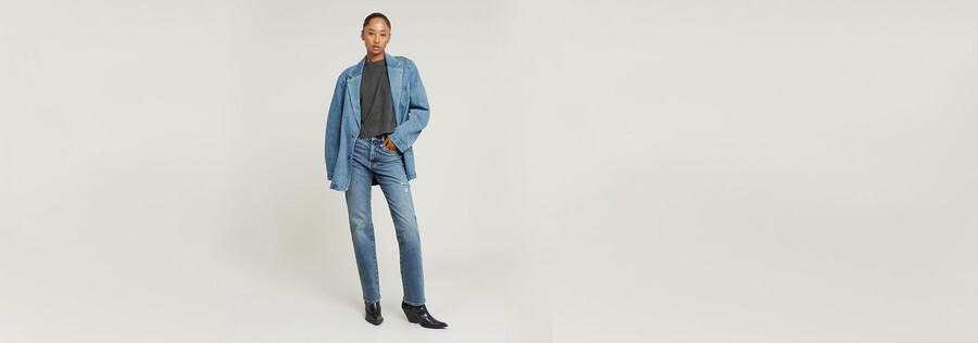 viktoria high straight jeans