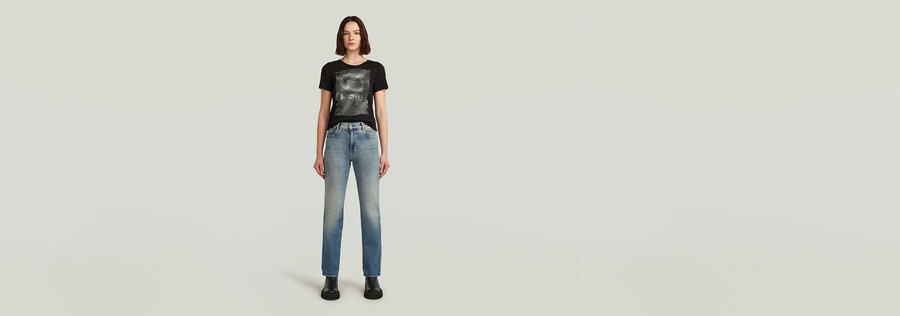 viktoria high straight jeans