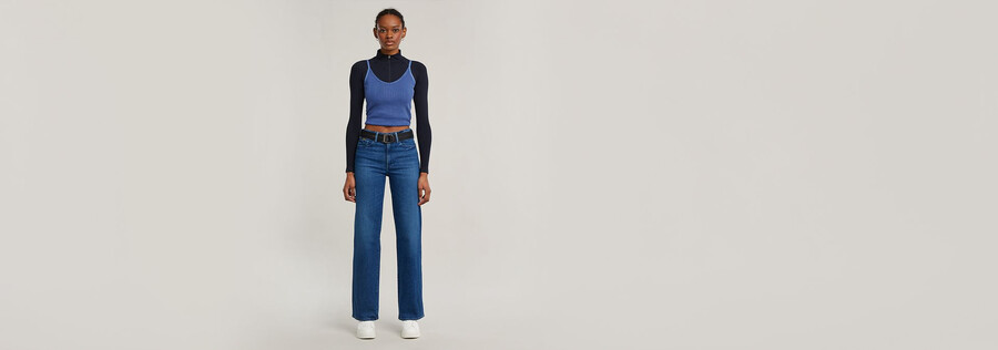 3301 shape straight jeans