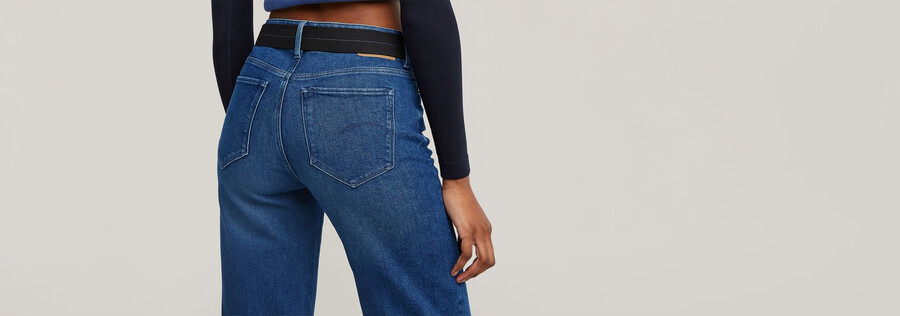 3301 shape straight jeans