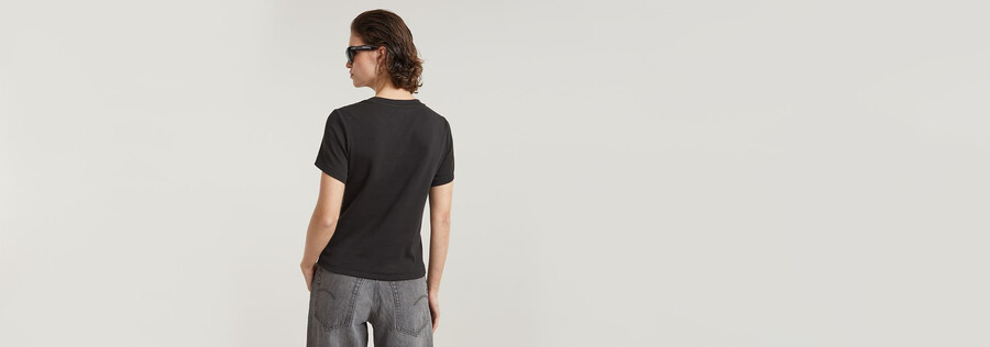 old school logo top