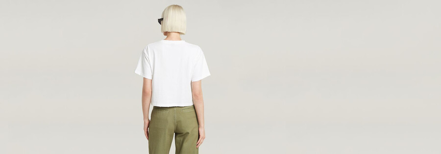 kurzes lässiges logo-top